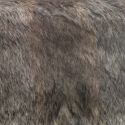 Super Deluxe Luxury Faux Fur Fabric Material - Brown Fox