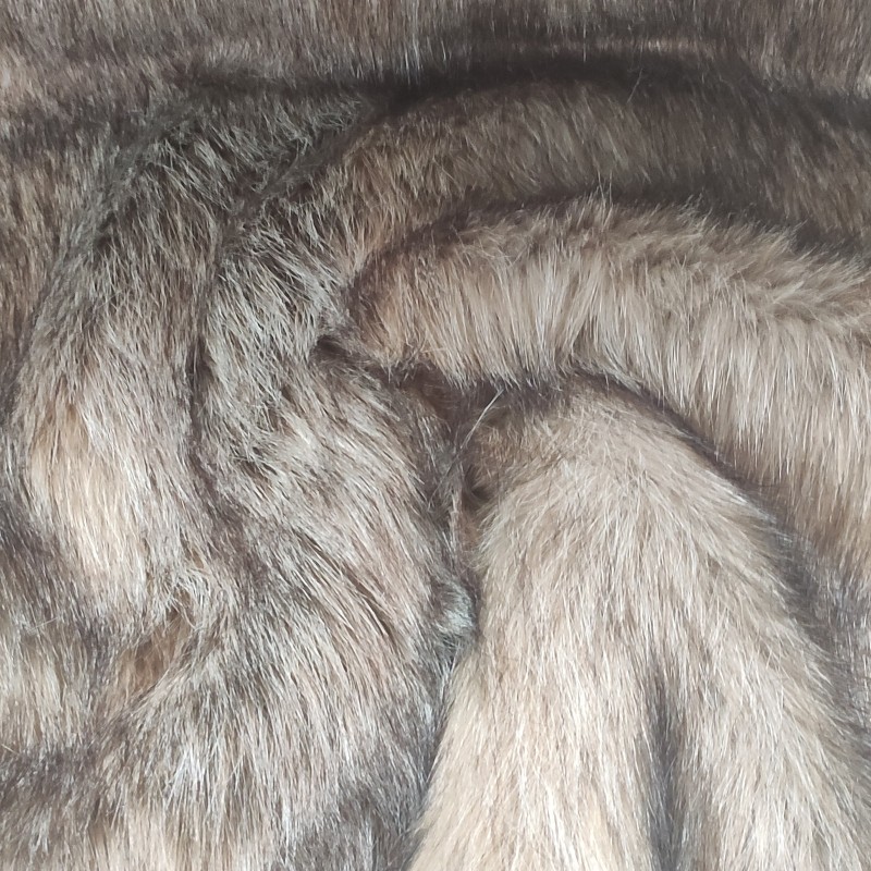 Super Deluxe Luxury Faux Fur Fabric Material - Brown Fox