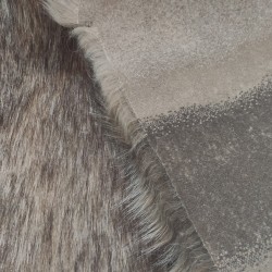 Super Deluxe Luxury Faux Fur Fabric Material - Brown Fox