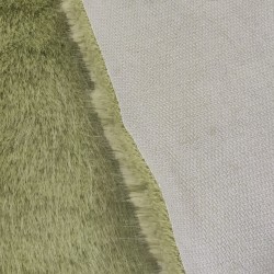 Super Deluxe Luxury Faux Fur Fabric Material - Pistachio / Light Green