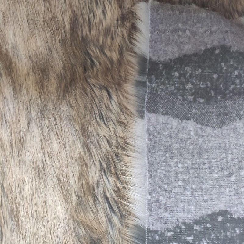 thumbnail image 2 of CRS Super Soft Faux Fur Fabric By The Yard – Brown – Perfect For Blankets, Jackets, Crafts 2 of 5