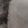 Charcoal Grey Luxury Faux Fur Fabric - AC 435