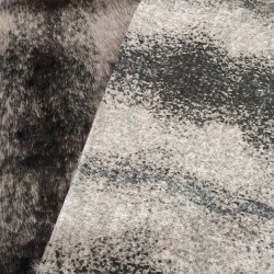 Grey Italian Wolf Luxury Faux Fur Fabric - AC 435