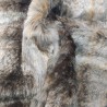 Brown Italian Wolf Luxury Faux Fur Fabric - AC 435