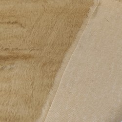Pampas Dark Beige Luxury Faux Fur Fabric - AC 435