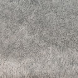 Ash Light Grey Luxury Faux Fur Fabric - AC 435