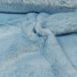 Baby Blue Luxury Faux Fur Fabric - AC 435