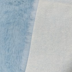 Baby Blue Luxury Faux Fur Fabric - AC 435