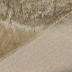 Magnolia Beige Luxury Faux Fur Fabric - AC 435