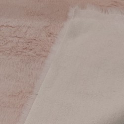 Baby Pink Luxury Faux Fur Fabric - AC 435