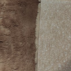 Antelope Tan Luxury Faux Fur Fabric - AC 435