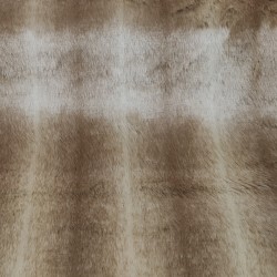 Merging Ombre Tan Luxury Faux Fur Fabric - AC 435