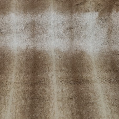 Merging Ombre Tan Luxury Faux Fur Fabric - AC 435
