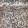 Brown Ocelot Luxury Faux Fur Fabric - AC 435