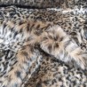 Brown Ocelot Luxury Faux Fur Fabric - AC 435
