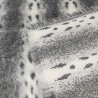 Sodes Lynx Black & White Luxury Faux Fur Fabric - AC 435