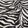 Zebra Soft Animal Print Velboa Faux Fur Fabric
