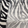 Zebra Soft Animal Print Velboa Faux Fur Fabric