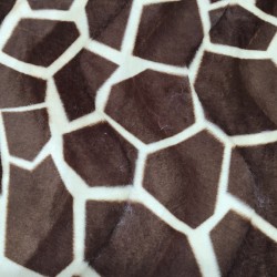 Big Giraffe Soft Animal Print Velboa Faux Fur Fabric