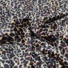 Leopard Soft Animal Print Velboa Faux Fur Fabric