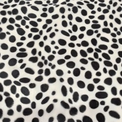 Dalmatian Soft Animal Print Velboa Faux Fur Fabric