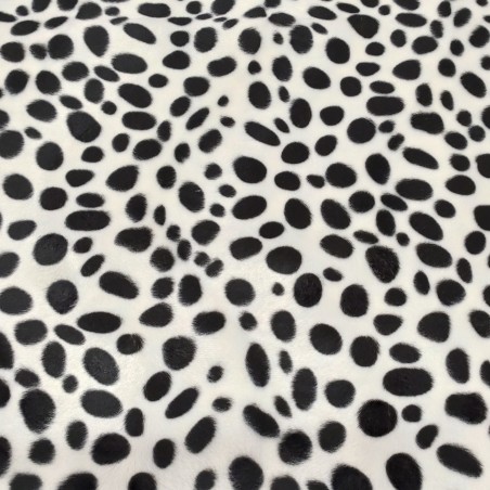 Dalmatian Soft Animal Print Velboa Faux Fur Fabric