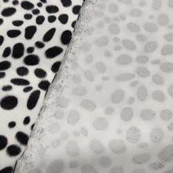 Dalmatian Soft Animal Print Velboa Faux Fur Fabric