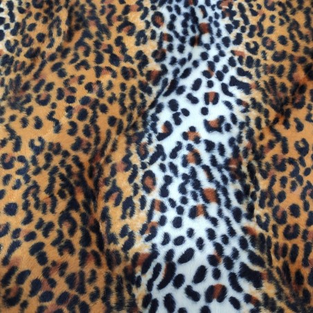 Cheetah Soft Animal Print Velboa Faux Fur Fabric