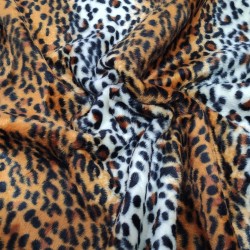 Cheetah Soft Animal Print Velboa Faux Fur Fabric