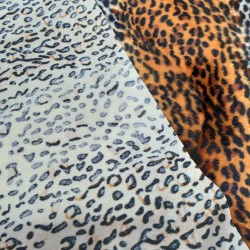 Cheetah Soft Animal Print Velboa Faux Fur Fabric