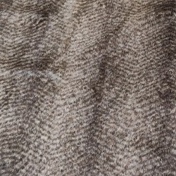 Super Luxury Faux Fur Fabric Material - Rust Brown - High Quality