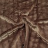 Super Luxury Faux Fur Fabric Material - Copper 2" Vertical Groove - High Quality