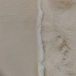 Super Luxury Faux Fur Fabric Material - Toffee - High Quality