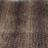 Super Luxury Faux Fur Fabric Material - Brown Beige With Fleck - High Quality