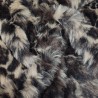 Super Luxury Faux Fur Fabric Material - Dark Leopard - High Quality