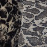 Super Luxury Faux Fur Fabric Material - Dark Leopard - High Quality