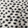 Super Luxury Faux Fur Fabric Material - Dalmation - High Quality