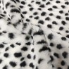 Super Luxury Faux Fur Fabric Material - Dalmation - High Quality