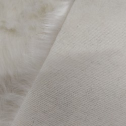 Super Luxury Faux Fur Fabric Material - Polar Bear White - High Quality