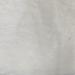 Super Luxury Faux Fur Fabric Material - Polar Bear White - High Quality