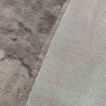 Super Luxury Faux Fur Fabric Material - Steel Grey - High Quality