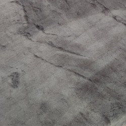 Super Luxury Faux Fur Fabric Material - Steel Grey - High Quality