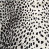 Super Luxury Faux Fur Fabric Material - Snow Leopard - High Quality