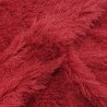 Super Luxury Faux Fur Fabric Material - Mongolian Strawberry Red - High Quality
