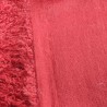 Super Luxury Faux Fur Fabric Material - Mongolian Strawberry Red - High Quality