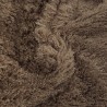Super Luxury Faux Fur Fabric Material - Mongolian Nutmeg Brown - High Quality
