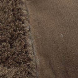 Super Luxury Faux Fur Fabric Material - Mongolian Nutmeg Brown - High Quality
