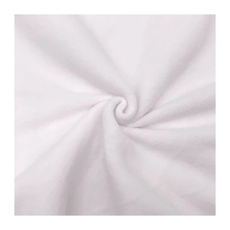 White Premium Anti-Pill Polar Fleece Fabric