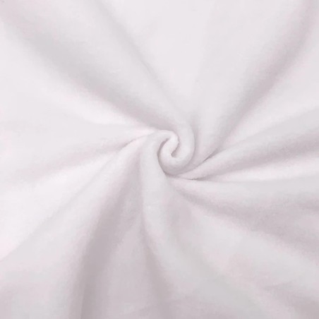 White Premium Anti-Pill Polar Fleece Fabric