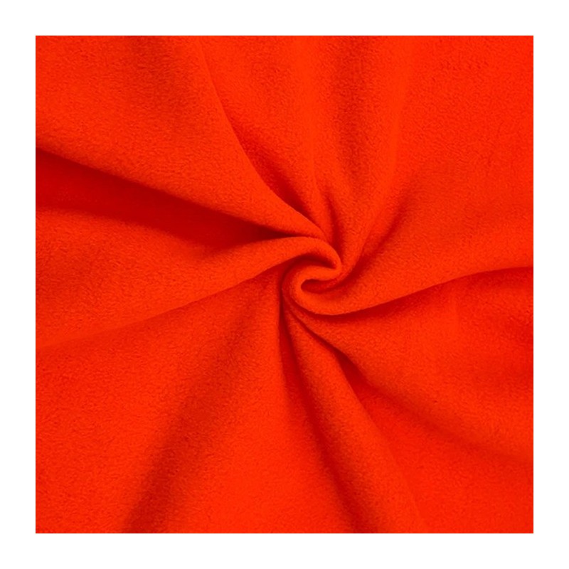 Flo-Orange Premium Anti-Pill Polar Fleece Fabric